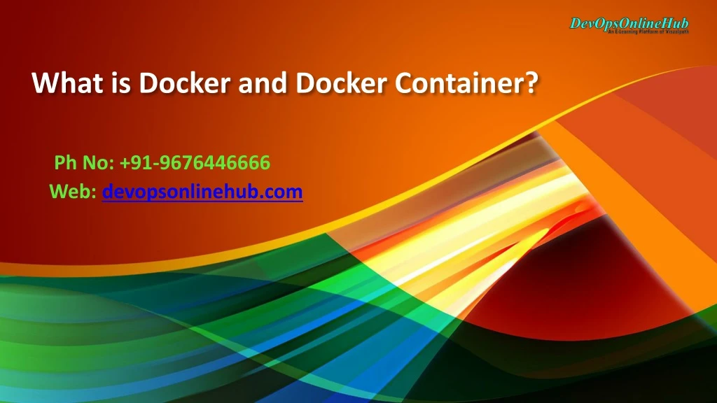 what is docker and docker container