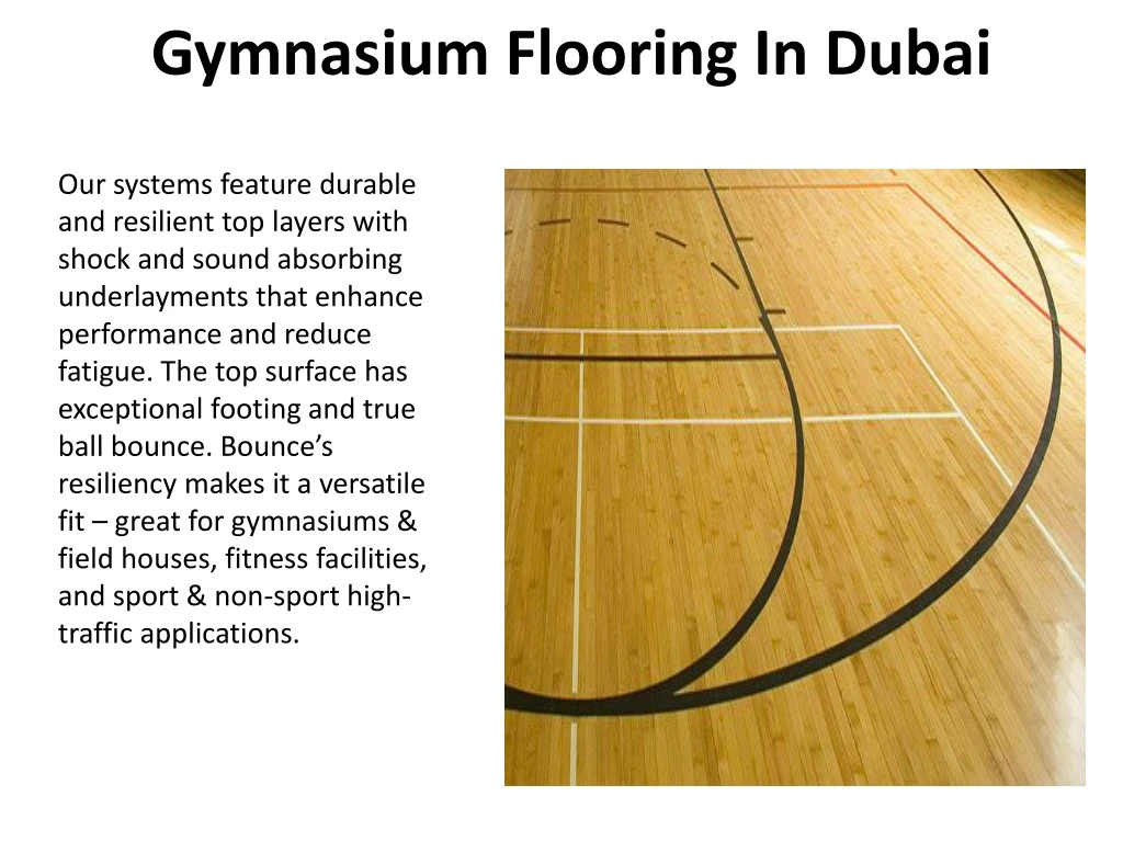 gymnasium flooring in dubai