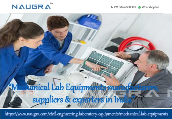 Mechanical Lab Equipments Manufacturers