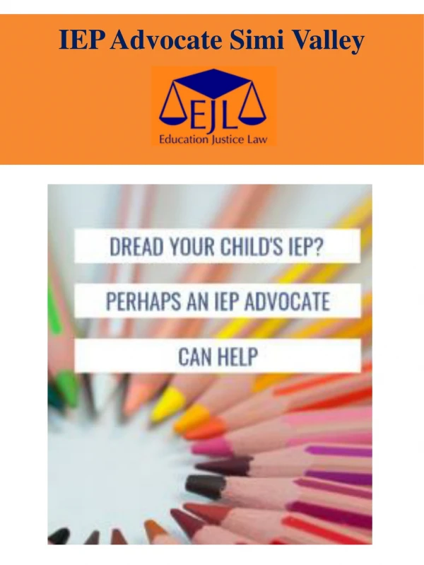 iep advocate simi valley