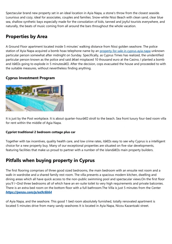 property for sale in Nicosia - Guide to Buying Property in Cyprus
