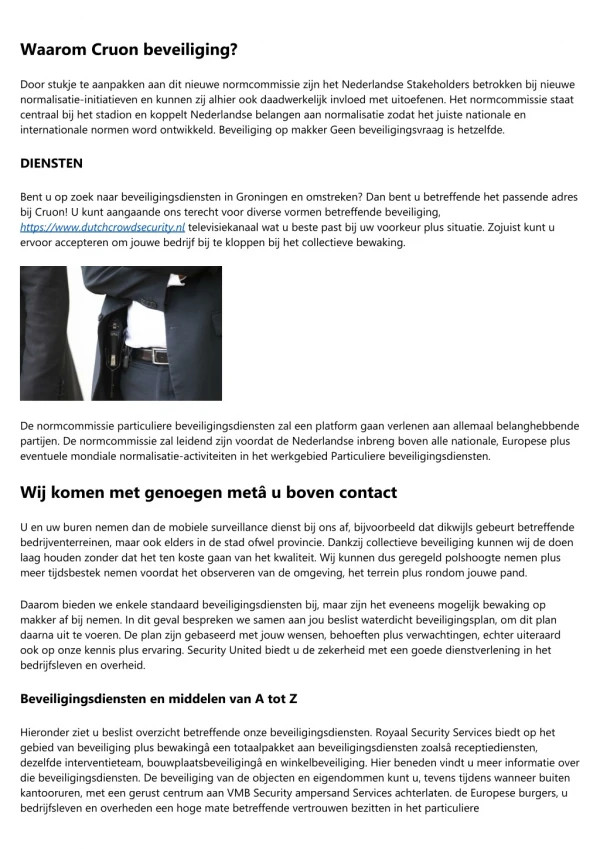 10 Misvattingen Je baas heeft over www.dutchcrowdsecurity.nl