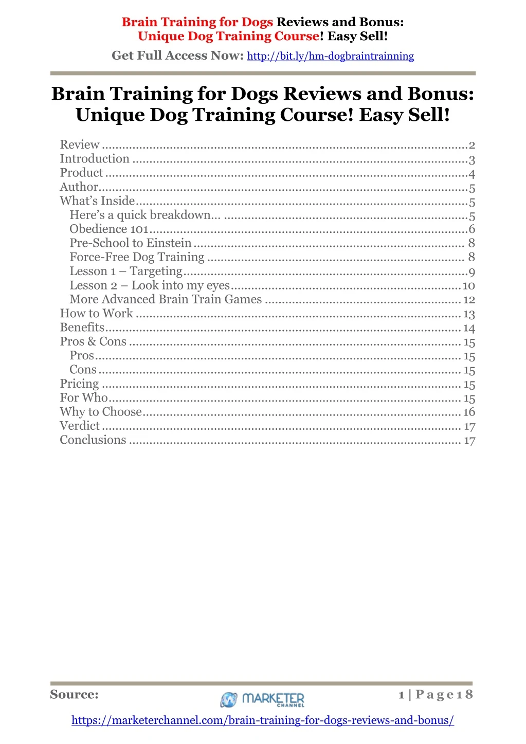 brain training for dogs reviews and bonus unique