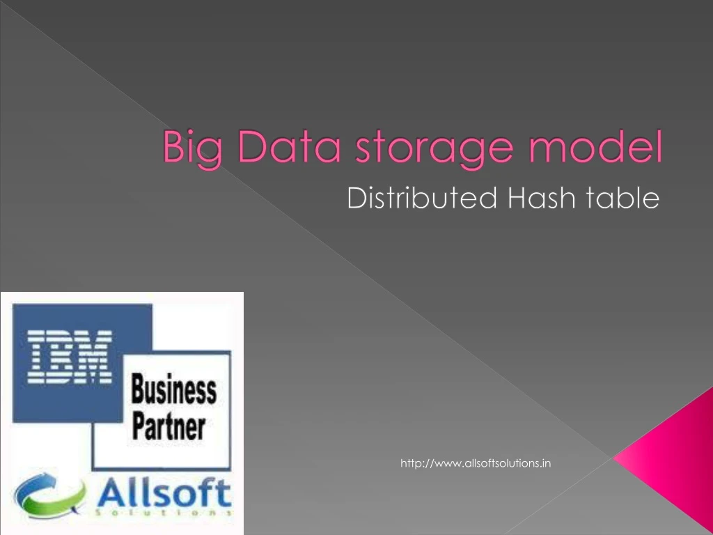 big data storage model