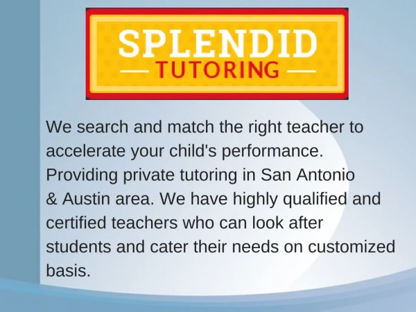 we search and match the right teacher