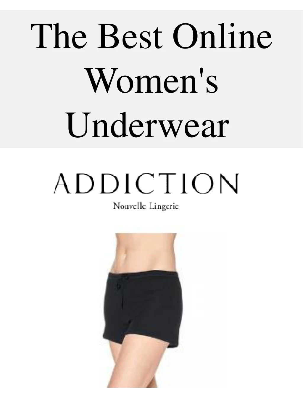the best online women s underwear