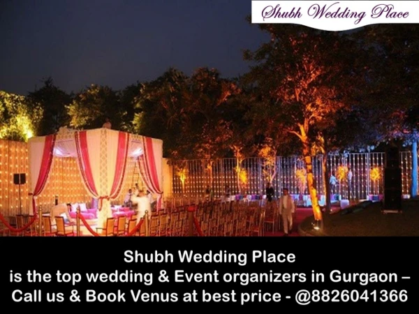 Book top wedding & Event Planner in Gurgaon @8826041366