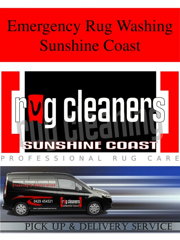 Emergency Rug Washing Sunshine Coast