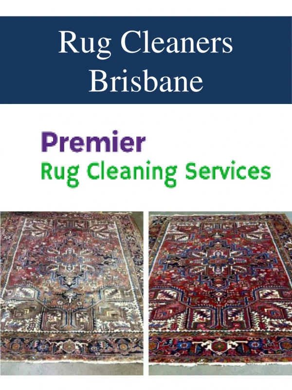 Rug Cleaners Brisbane