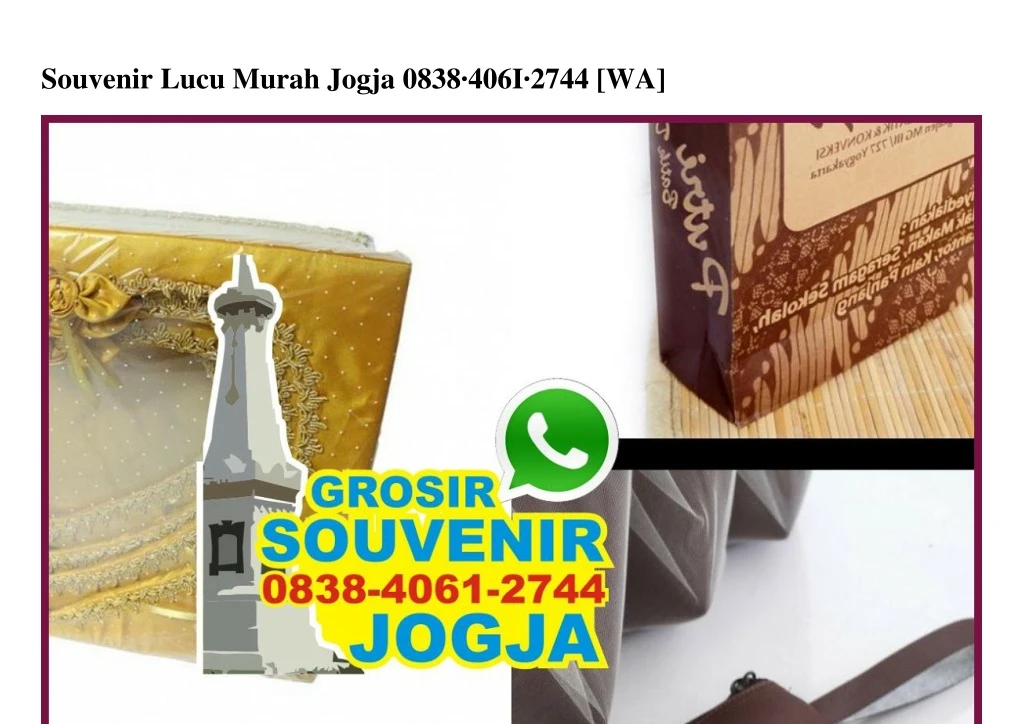 souvenir lucu murah jogja 0838 406i 2744 wa