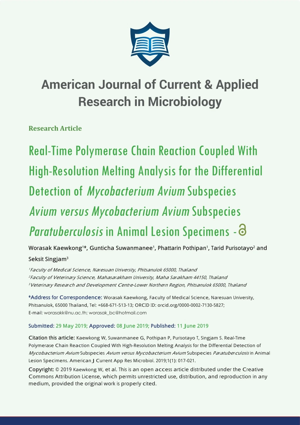 american journal of current applied research
