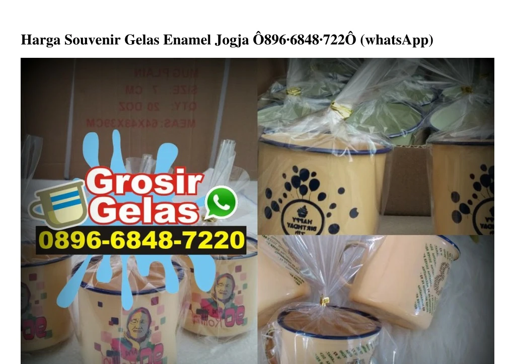 harga souvenir gelas enamel jogja 896 6848