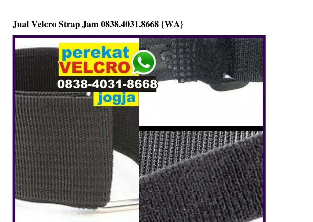 jual velcro strap jam 0838 4031 8668 wa