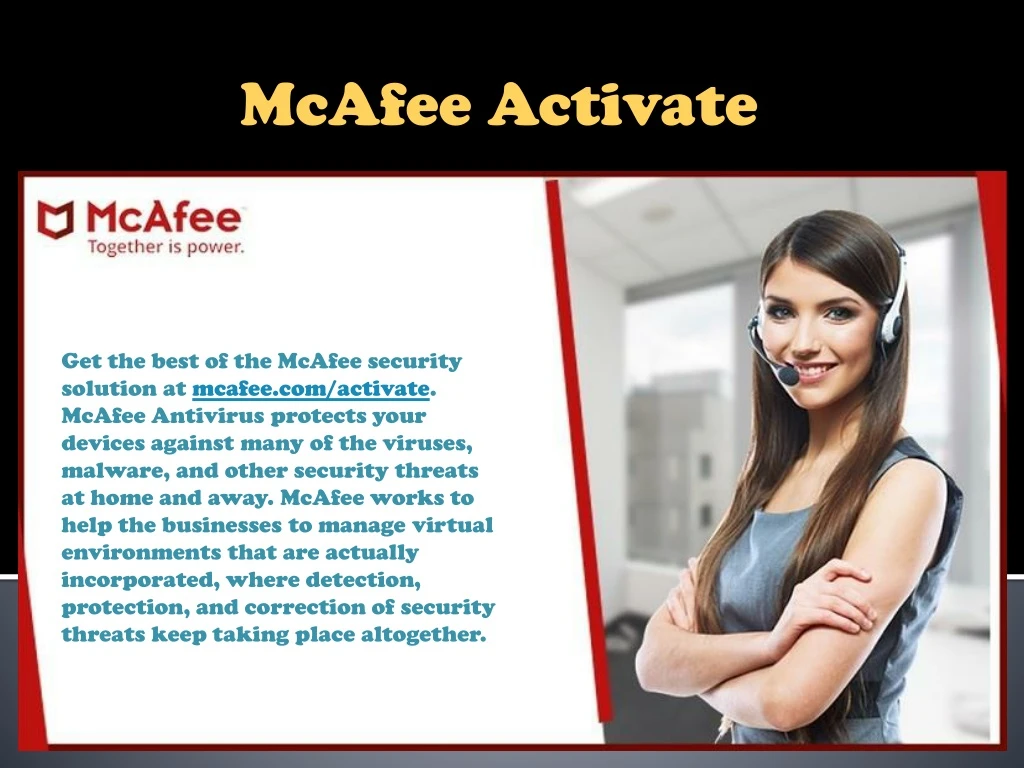 mcafee activate