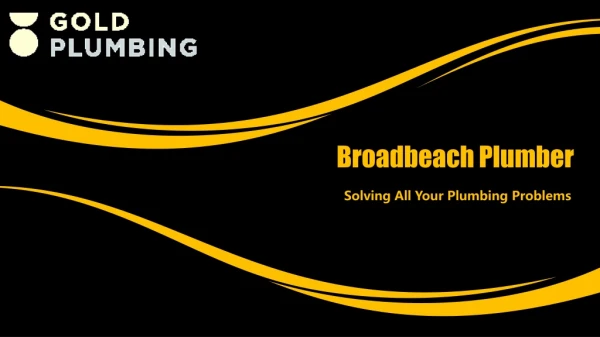 Broadbeach Plumber - Gold Plumbing
