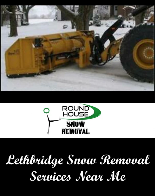 Lethbridge Snow Removal Services Near Me