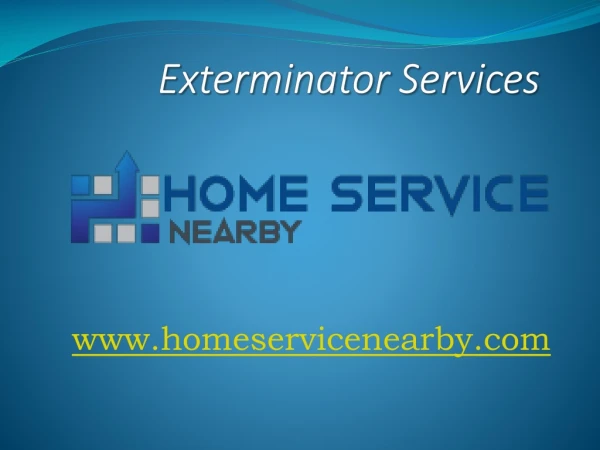 Exterminator Services - www.homeservicenearby.com