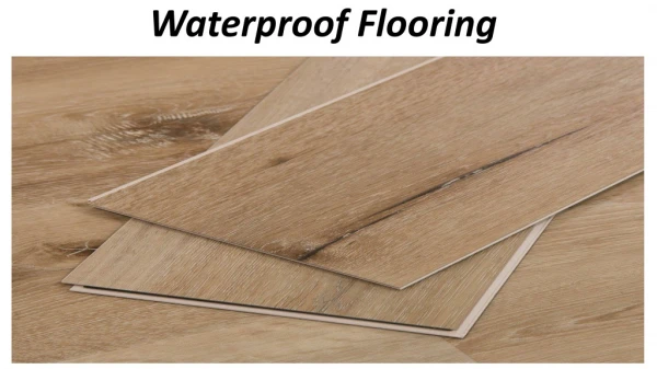 Water Proof  Flooring In Dubai