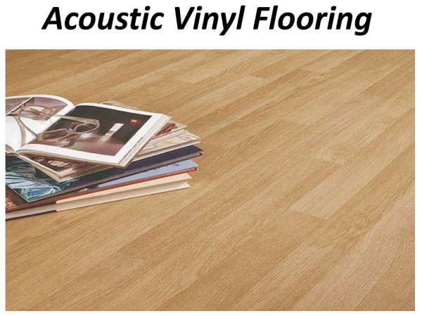 Acoustic Vinyl Flooring In Dubai