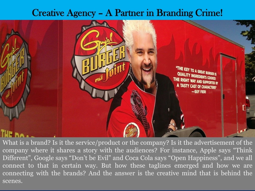 creative agency a partner in branding crime