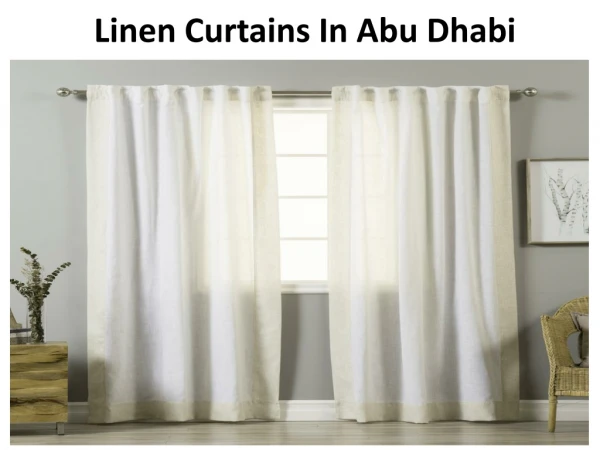 Linen Curtains In Abu Dhabi