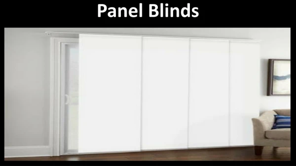 Panel Blinds In Dubai