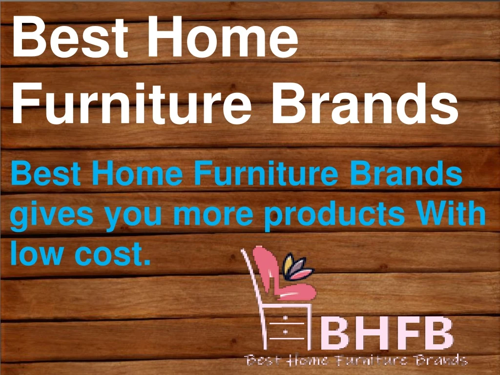 best home furniture brands