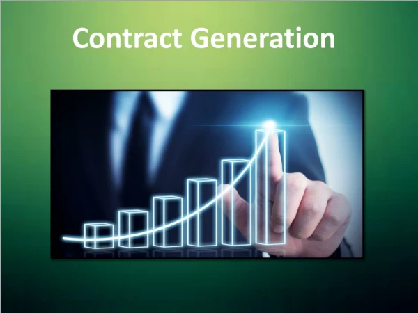 Contract Generation