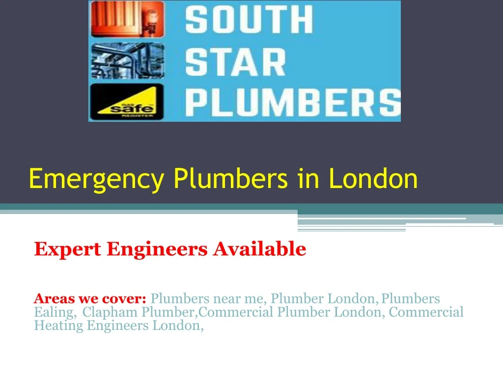 emergency plumbers in london
