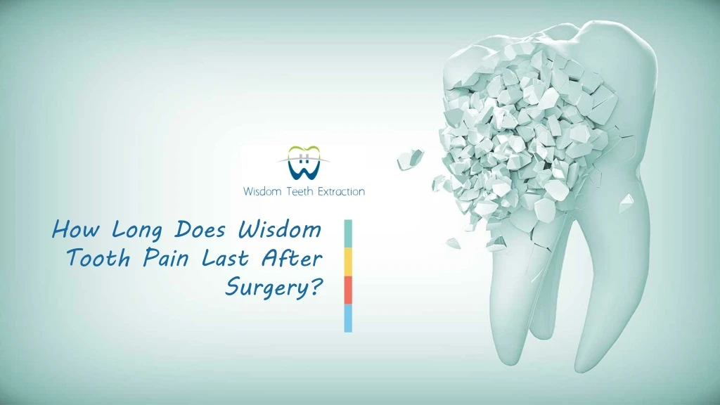 how long does wisdom tooth pain last after surgery