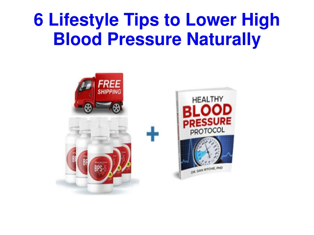 6 lifestyle tips to lower high blood pressure
