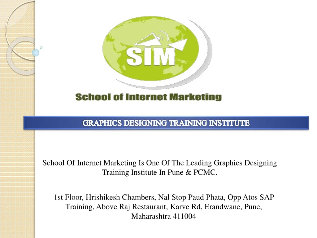 graphics designing training institute