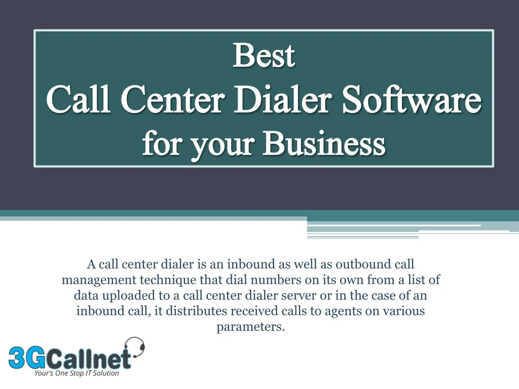 best call center dialer software for your business