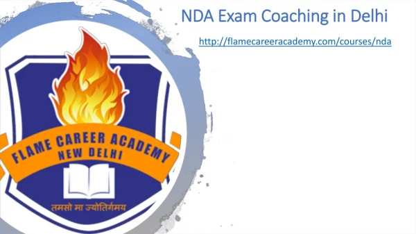 NDA Exam Coaching in Delhi