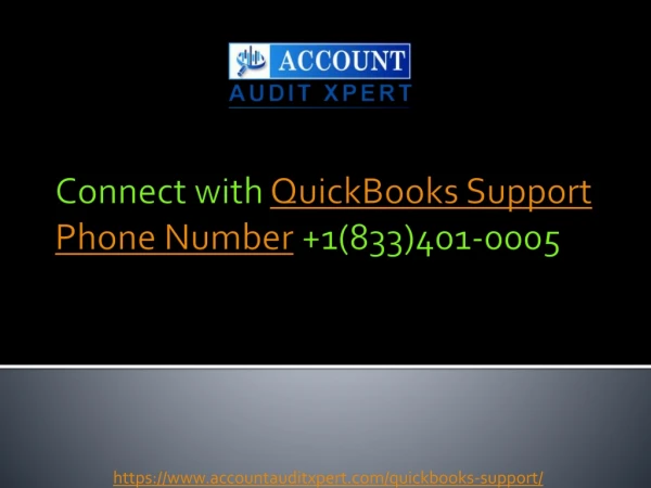 Connect with QuickBooks Support Phone Number 1(833)401-0005