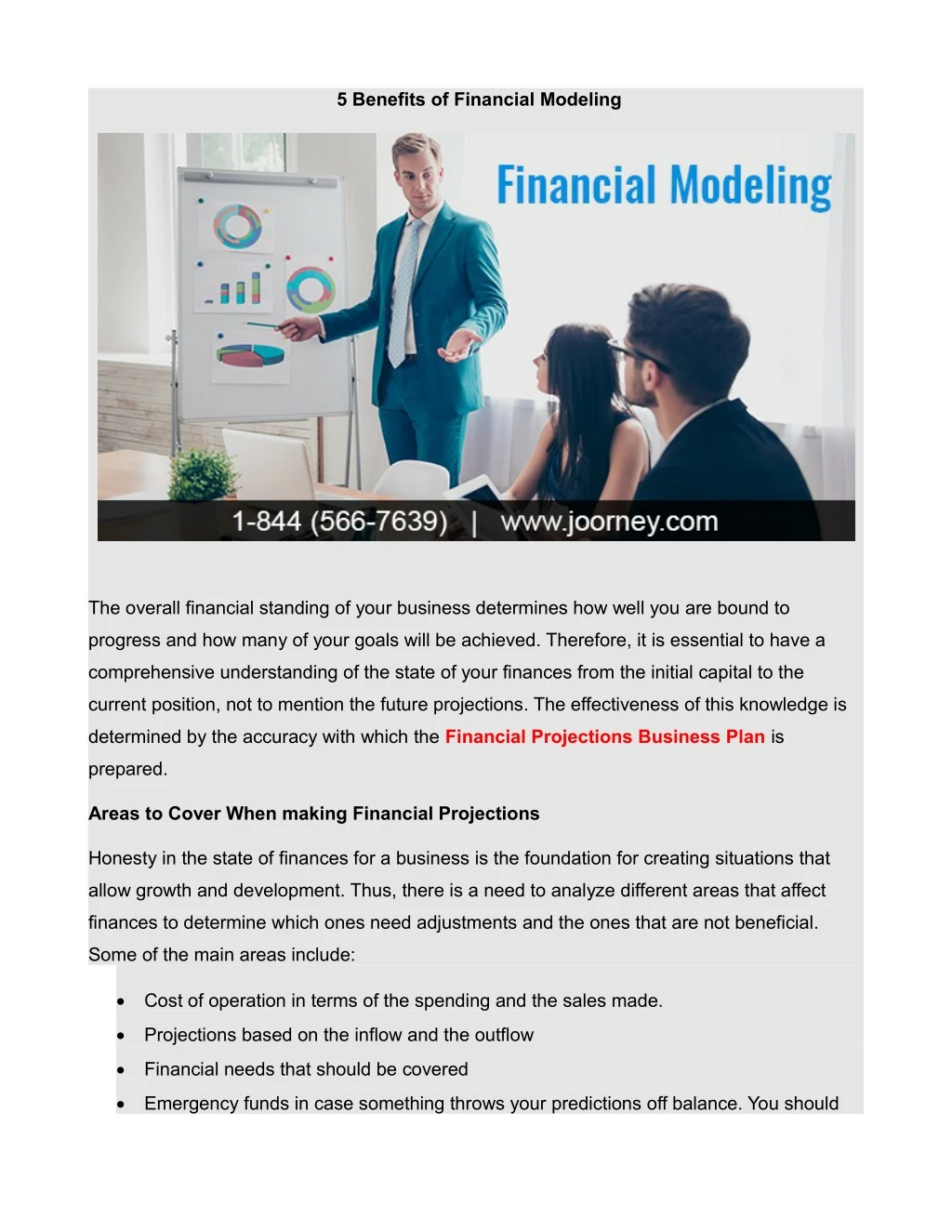 5 benefits of financial modeling