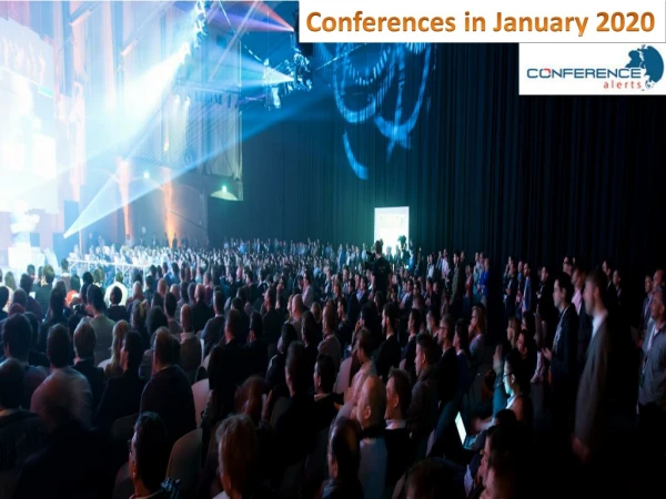 Conferences in January 2020