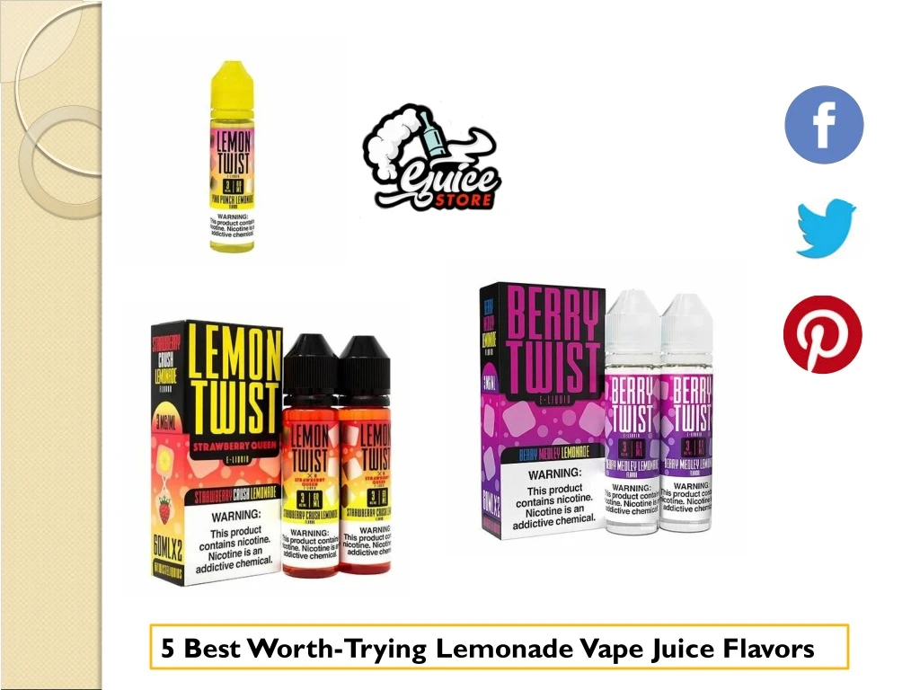 5 best worth trying lemonade vape juice flavors