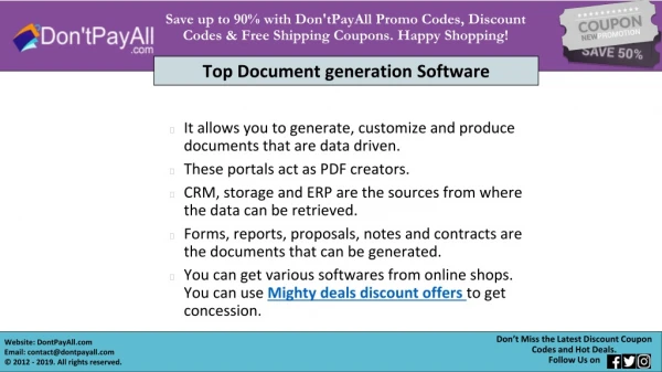 Blitzdocs Coupon for Low Priced Software