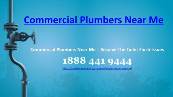 Commercial Plumbers Near Me