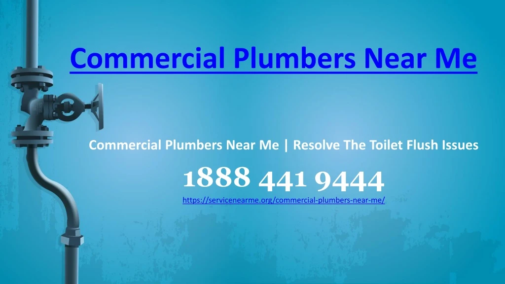 commercial plumbers near me