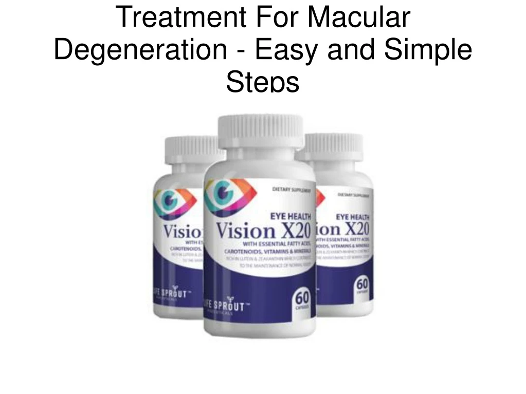treatment for macular degeneration easy and simple steps