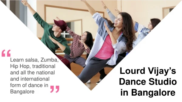 Learn dance in Bangalore from the best in the country and internationally trained faculty