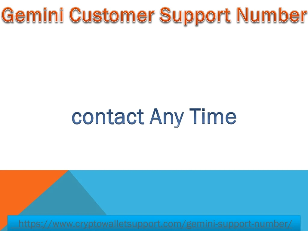 gemini customer s upport number