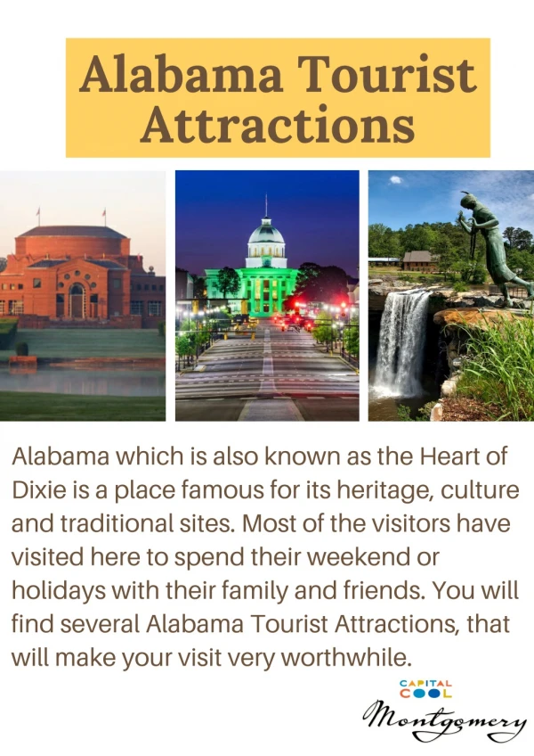 Wonderful Alabama Tourist Attractions To See