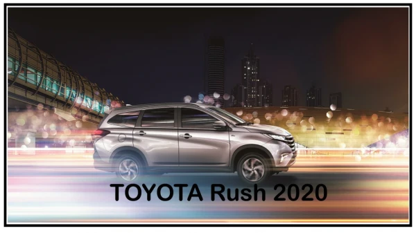 Toyota Rush 2020