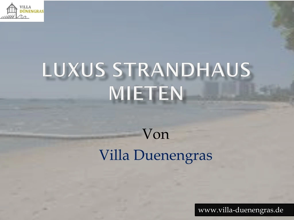 luxus strandhaus mieten