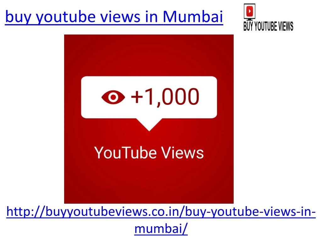 buy youtube views in mumbai