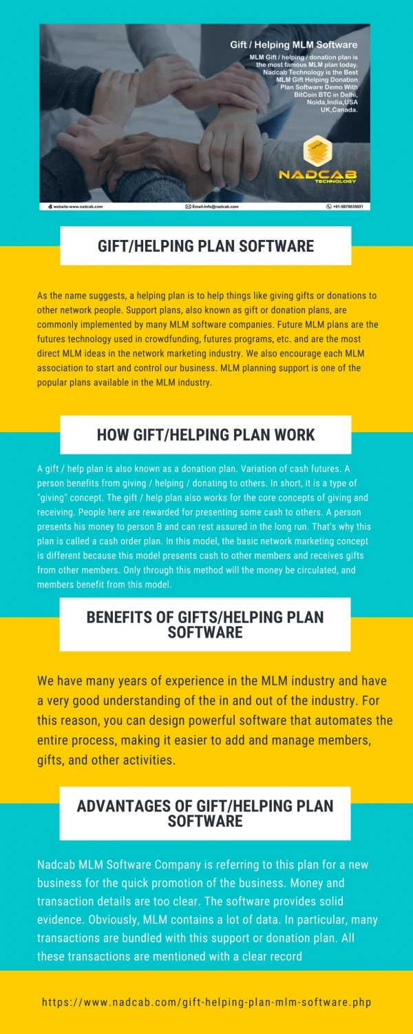 Gift Helping Plan Software