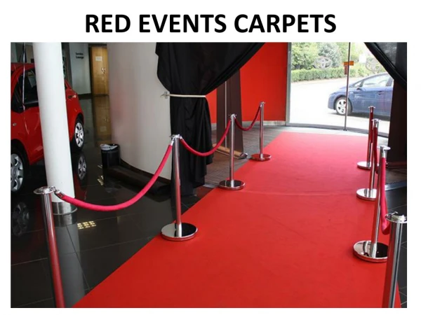 Red Events Carpets In Dubai